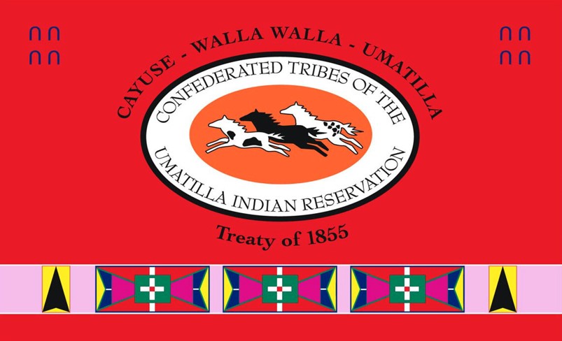 Flag of the Confederated Tribes of the Umatilla Indian Reservation